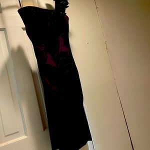 Brand New purple dress with tags one shoulder